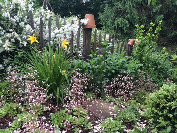 Bauerngarten, Staudenbeet, Bepflanzung