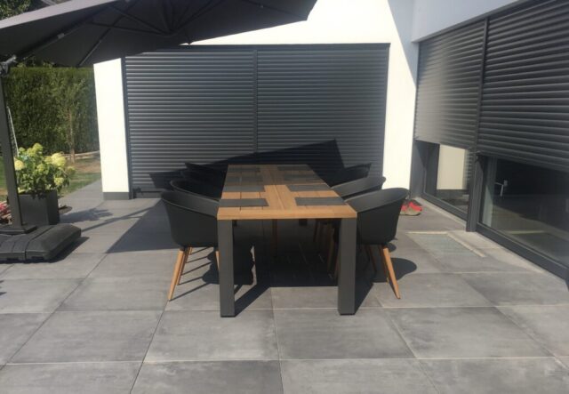 Keramikplatten Keramikplatten Feinsteinzeugplatten fachgerecht verlegt Terrasse